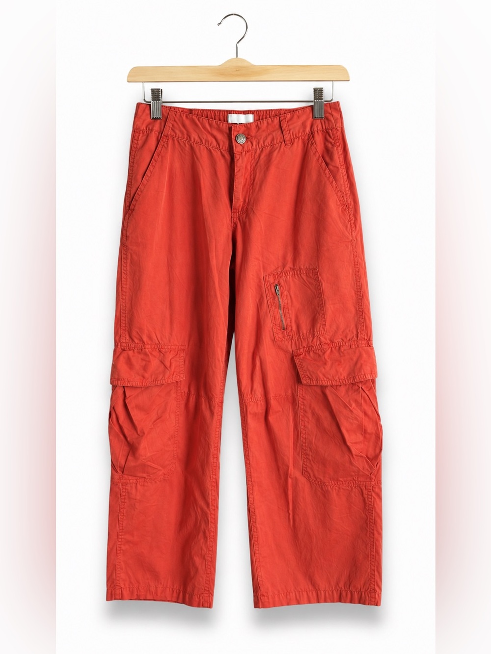 BDG Orange Cargo Pants Relaxed‎ Fit Women's Size 2